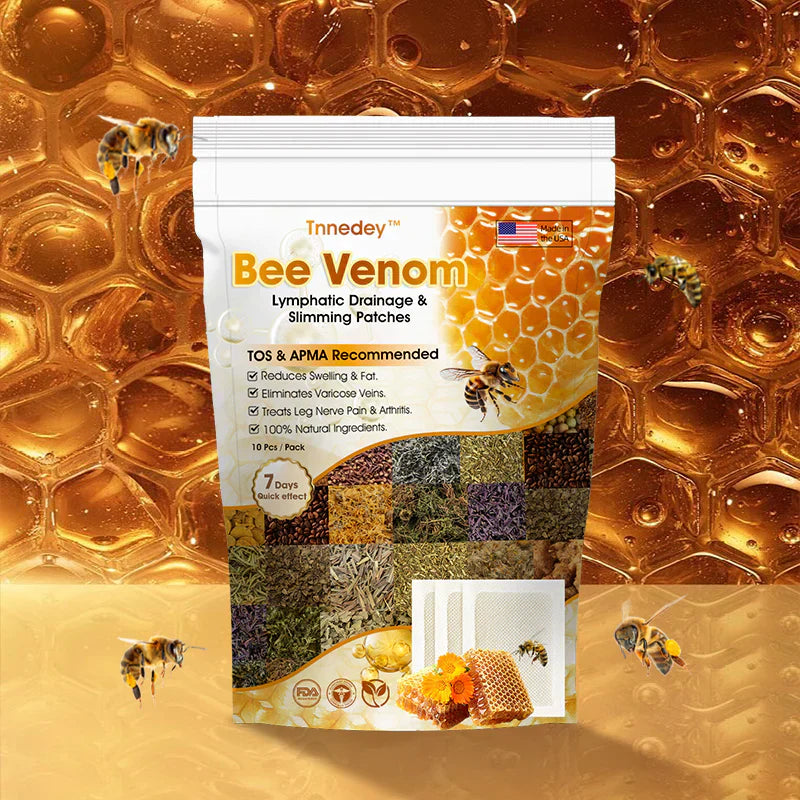 +Bee Venom Lymphatic Drainage & Slimming Foot Patches 🌿👣