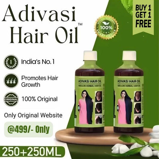 Adivasi Neelgiri Herbal Hair Oil 🌿💆‍♀️ (Buy 1 Get 1 Free🔥🔥)