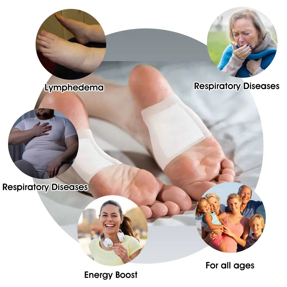 +Bee Venom Lymphatic Drainage & Slimming Foot Patches 🌿👣